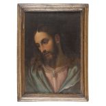 Tuscan painter, second half 16th century. Face of Christ. Oil on canvas, cm. 56 x 565.PITTORE