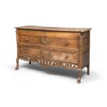 Walnut-tree Commode, Southern Italy early 19th century.