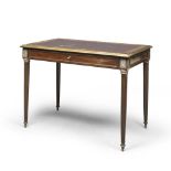 Mahagony Desk with gilded metal finishes, France, 19th century.