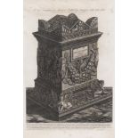 Giovanni Baptist Piranesi (Mogliano Veneto 1720 - Rome 1778). Urn. Etching, cm. 61 x 41.GIOVANNI