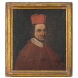 Italian painter, late 17th century. Cardinal Joseph Sacripante. Oil on canvas, cm. 72 x 61.PITTORE