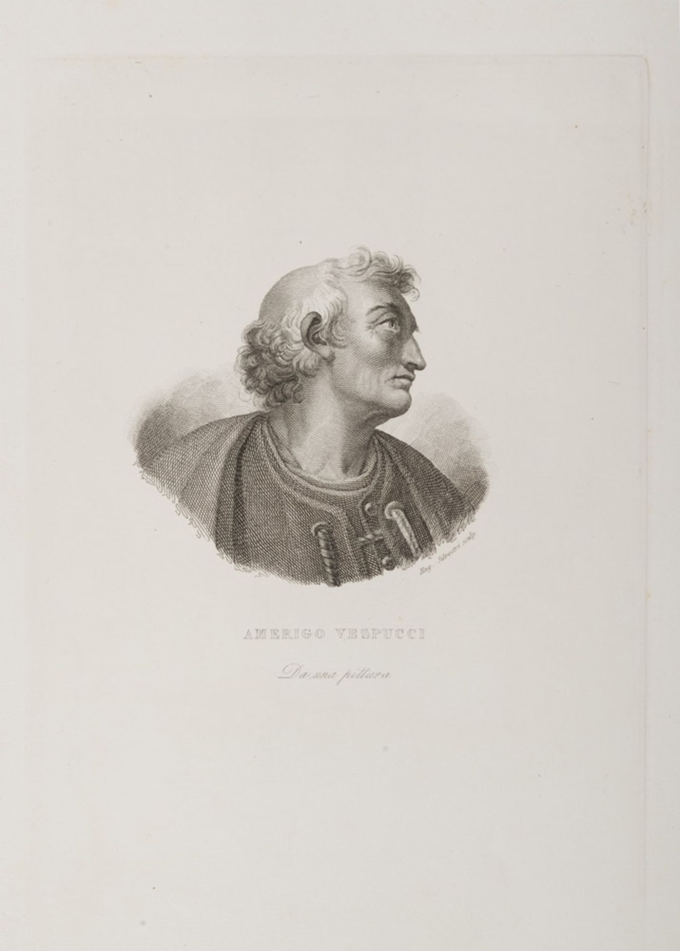 Italian engravers, 19th century. Landscapes, illustrious portraits and scenes. Twenty-five etchings. - Bild 3 aus 3