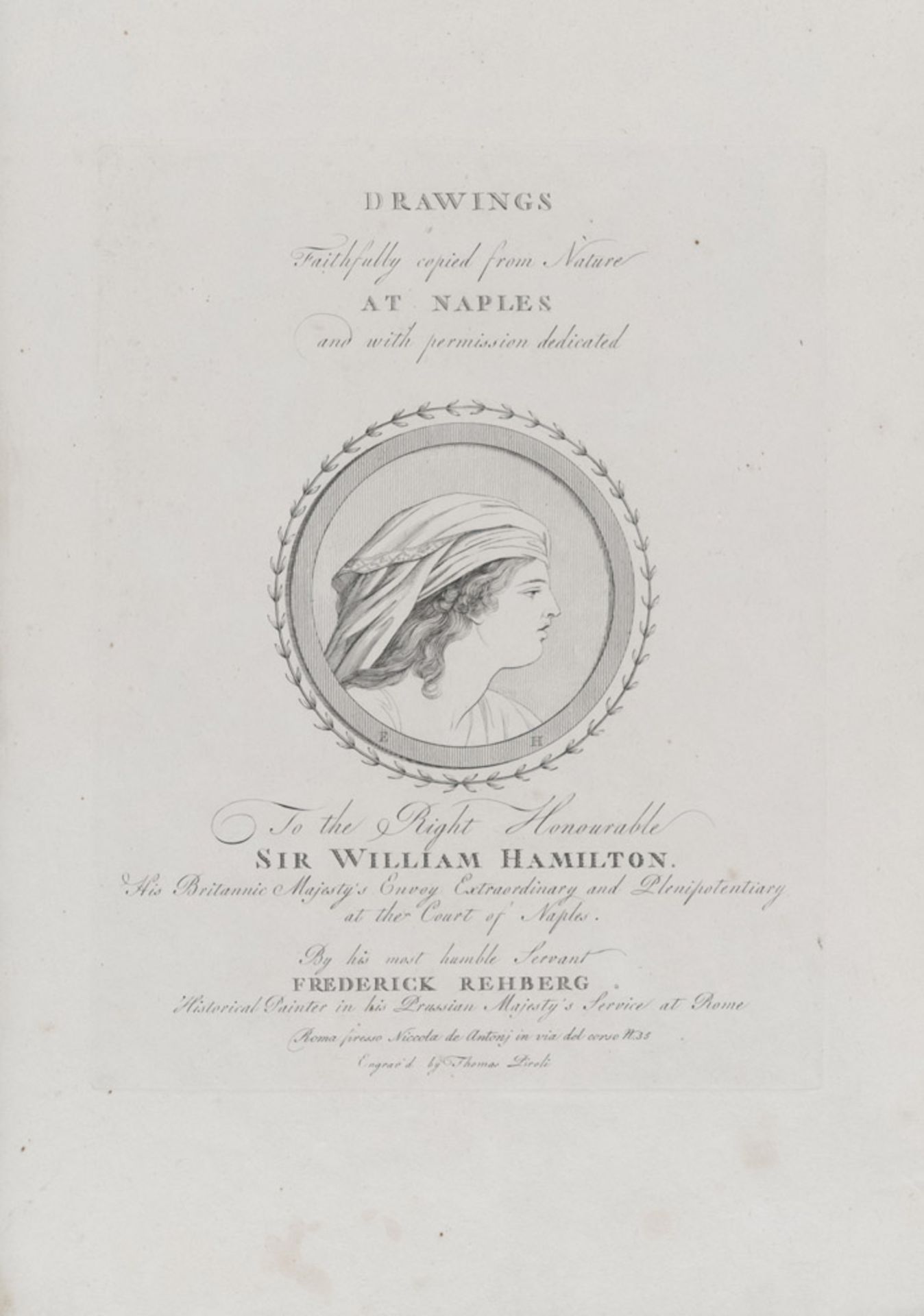 Friedrich Rehberg (Hannover 1758 - Munich 1835). Incipit, drawings dedicated to Sir William - Bild 6 aus 12