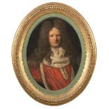 UNKNOW PAINTER, EARLY 18TH CENTURY Portrait of gentleman Oil on canvas, cm. 72 x 54 PITTORE INIZI