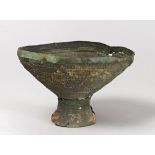 VILLANOVIAN BRONZE CALIX, 9TH-8TH CENTURY B.C.