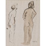 RENATO BIROLLI (Verona 1905 - Milan 1959) Two female nudes, 1957