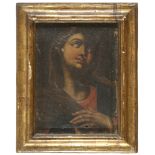 Italian painter, late 18th century Praying Virgin Oil on canvas, cm. 45,5 x 32,5 Inscription '