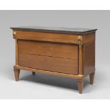 Cherry-wood commode with marble top, Empire period. Measurements cm. 92 x 128 x 60. COMMODE IN