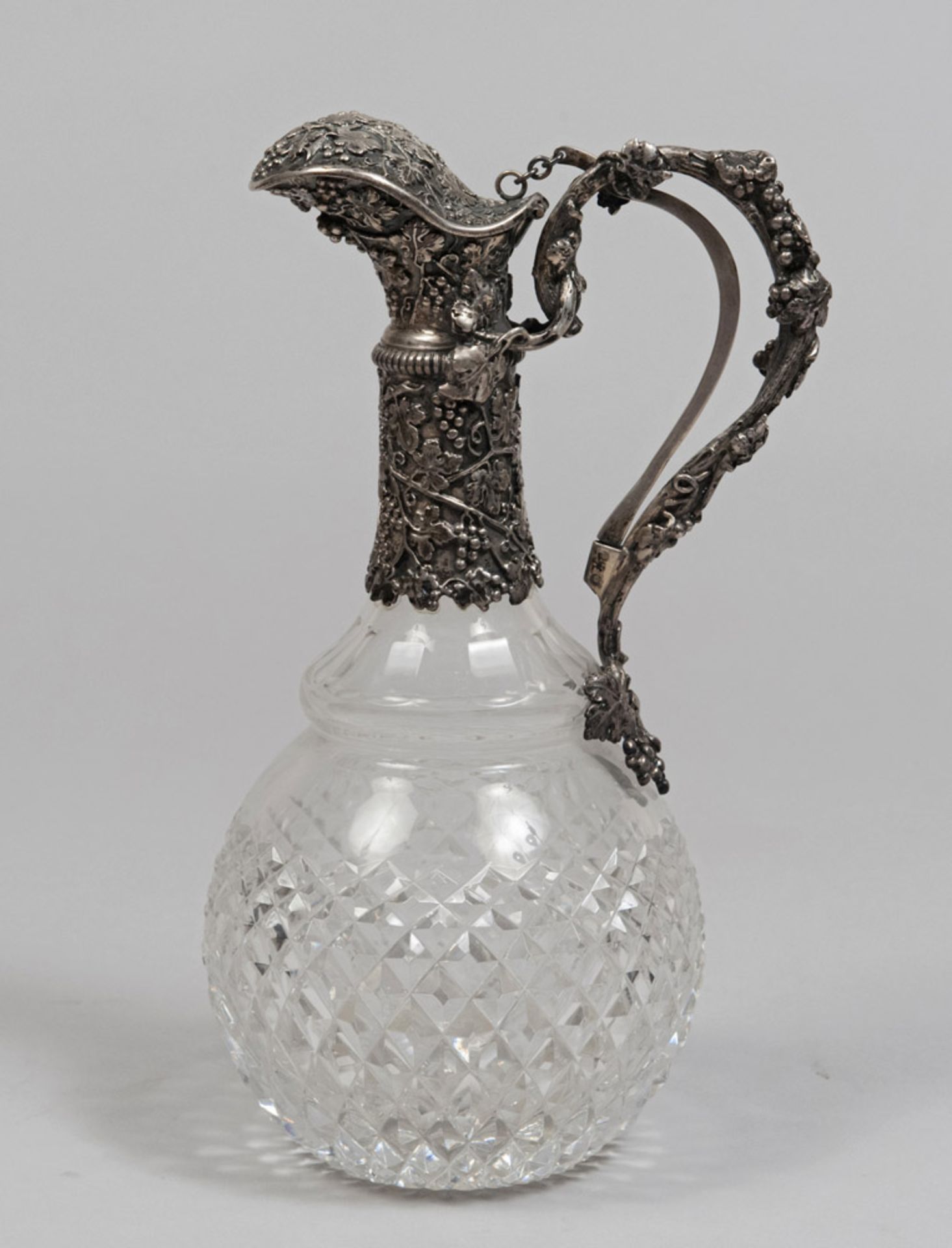 CRYSTAL JUG, 20TH CENTURY