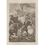 ANCIENT HISTORY F. D. Guerrazzi, The Battle of Benevento. One volum with engravings. Ed. Milano
