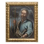 SOUTHERN ITALY PAINTER, 18TH CENTURY San Filippo San Giovanni Evangelista Pair of paintings oil on