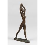 MILOS BORC (Trieste 1912 - 2001) Ballerina Bronze, cm. 24 x 13 Signature engraved on the base