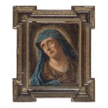 LOMBARD PAINTER, 18TH CENTURY VIRGIN Oil on canvas, cm. 36 x 30 Gilded frame PITTORE NAPOLETANO,