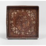 A CHINESE WOOD TRAY, EARLY 20TH CENTURY Measures cm. 3 x 31. VASSOIO IN LEGNO, CINA INIZI XX