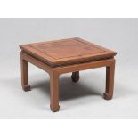 A CHINESE TEAK WOOD TABLE, EARLY 20TH CENTURY Measures cm. 41 x 60. TAVOLO BASSO IN LEGNO DI TEK,