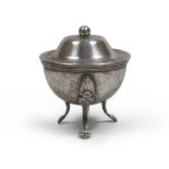 Silver sugar-pot, Punch Paris 18th century. Title 800/1000. Measures cm. 11 x 9, weight gr. 184.