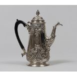 SILVER TEA-POT, PUNCH LONDON 1821 Title 925/1000. Measures cm. 28 x 13.5 x 23, gross weight gr. 827.