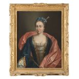 FRENCH PAINTER, 17TH CENTURY PORTRAIT OF A YOUNG WOMAN Oil on canvas, cm. 82 x 65 PROVENANCE