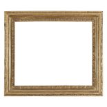 GILT WOOD FRAME, LATE 17TH CENTURY Inner Measures cm 63 x 76. CORNICE S. ROSA IN LEGNO DORATO,