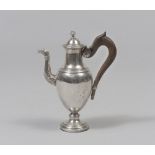 SILVER TEAPOT MIGNON, PROBABLY PAPAL STATE, EARLY 19TH CENTURY Measures cm 18 x 9 x 15. TEIERA