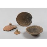 TWO LID DISHES AND TWO LIDS, II CENTURY A.C. - II CENTURY D.C..