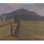 BEPPE GUZZI (Genova 1902 - Roma 1982) Paesaggio montano, 1930 Olio su tela, cm. 60 x 70 BEPPE