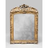 GILT WOOD MIRROR, ENGLAND 18TH CENTURY Measures cm. 115 x 85 SPLENDIDA SPECCHIERA IN LEGNO DORATO,