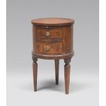 SMALL BEDSIDE WITH 19TH CENTURY ELEMENTS with two drawers Measures cm. 70 x 46. COMODINO A CILINDRO,