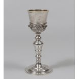 RARE SILVER CHALICE, PUNCH NAPLES, KINGDOM OF THE TWO SICILIES 1730 ca.