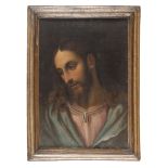 Tuscan painter, second half 16th century. Face of Christ. Oil on canvas, cm. 56 x 565. PITTORE