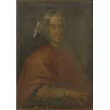 Roman painter, 18th century Portrait of a cardinal Oil on canvas, cm. 84 x 59 Condition Original