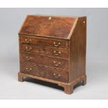 SMALL MAHOGANY FLIP-TOP-CABINET, ENGLAND LATE 18TH, EARLY 19TH CENTURY with eight drawers, a door