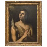 Venetian painter, 17th century Saint John the Baptist Praying Oil on canvas, cm. 72 x 58