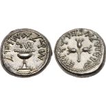 ANCIENT JEWISH COINS, The Jewish war, 66-70ce, Judaea, The Jewish War. Silver Shekel (13.99 g), 66-