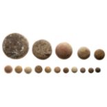 ANCIENT JEWISH COINS, Ancient Judaean Stone Weight Collection. Judean Stone WeiPalinelite Period (