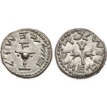 ANCIENT JEWISH COINS, The Jewish war, 66-70ce, Judaea, The Jewish War. Silver 1/2 Shekel (6.73 g),