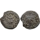 ANCIENT JEWISH COINS, The Jewish war, 66-70ce, Judaea, The Jewish War. Æ Prutah (2.40 g), 66-70