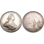 RUSSIAN COINS AND HISTORICAL MEDALS, MEDALS OF PETER I, 1689-1725, Medal. Silver. By S. Yudin and