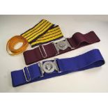 REGIMENTAL BELTS ETC.