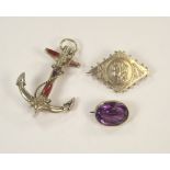 VICTORIAN BROOCHES.