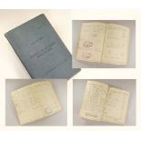 WWII RAF LOG BOOK.