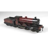 A Basset-Lowke O gauge 4-4-0 loco and 6 wheel tender, clockwork, 'Duke of York', no 1927,