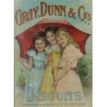 An Edwardian advertising poster for Gray, Dunn & Co's Biscuits,