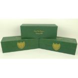 Three bottles of Moet & Chandon Champagne, Cuvee Dom Perignon, Vintage 1993,