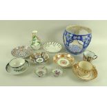 A collection of 18th and 19th century ceramics,