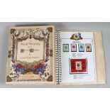 A large collection of stamps and related books including two Album set of the Stanley Gibbons Royal