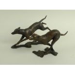 Two miniature bronzes, sculpted by Michael Simpson for Richard Cooper and Company,