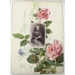 A Victorian 'Album des Roses' photograph album,