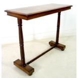 A Victorian mahogany side table,