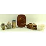 A collection of Chinese and Japanese items,